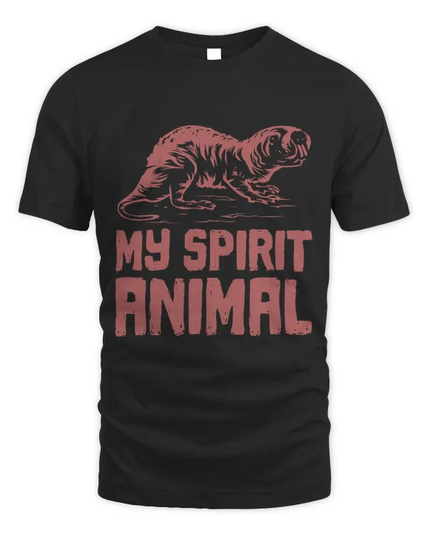 Funny Naked Mole Rat Gift For Men Women Cool Spirit Animal