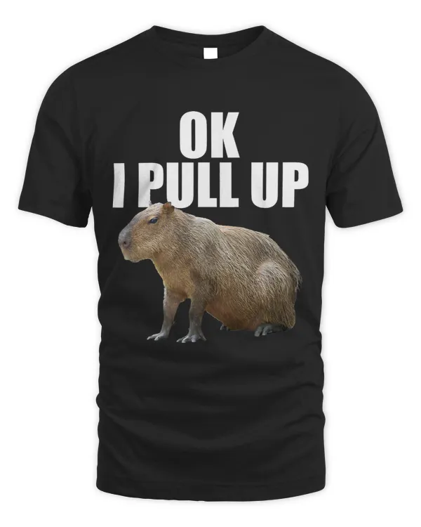 Funny Ok I Pull Up Capybara