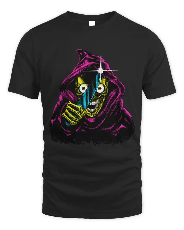 Skeleton Skulls Scary Ghosts Pink Carnival Hood Skull