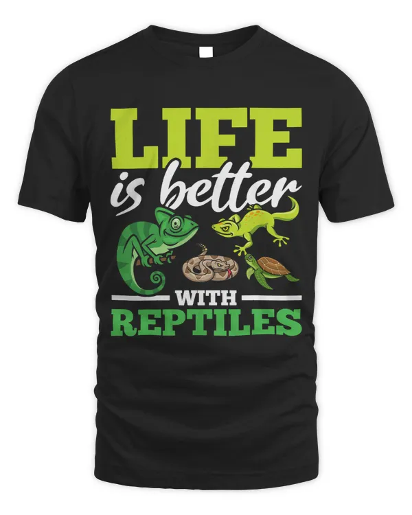 Funny Chameleon Snake Gecko Turtle Reptile Lover
