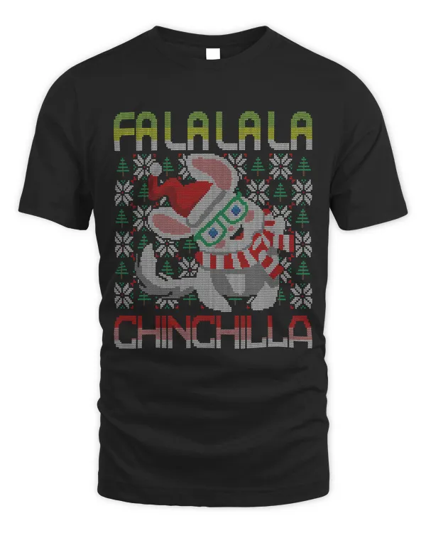 Fa La La La Chinchilla Animal Pet Ugly Christmas Sweater