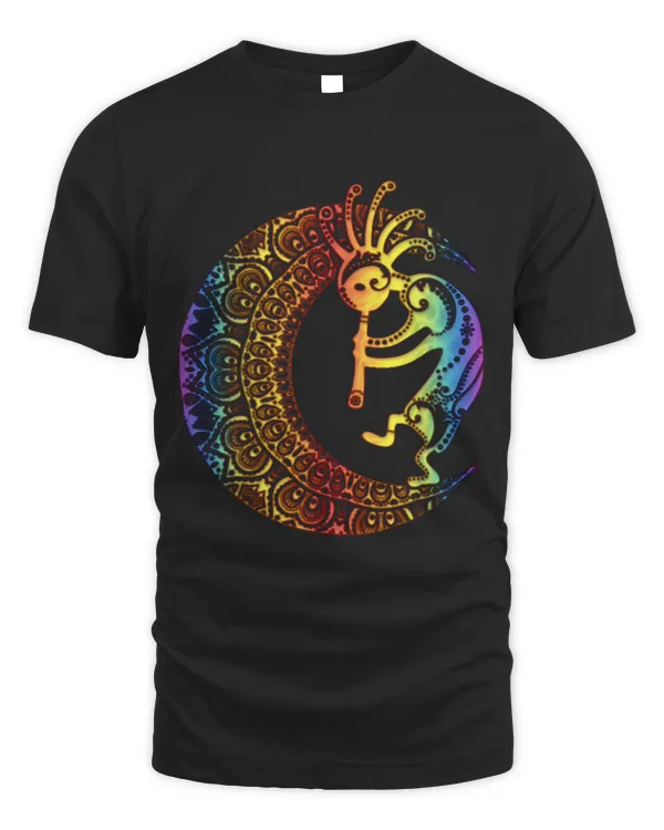 Kokopelli Folklore Mandala Half Moon 7 Fan Fun