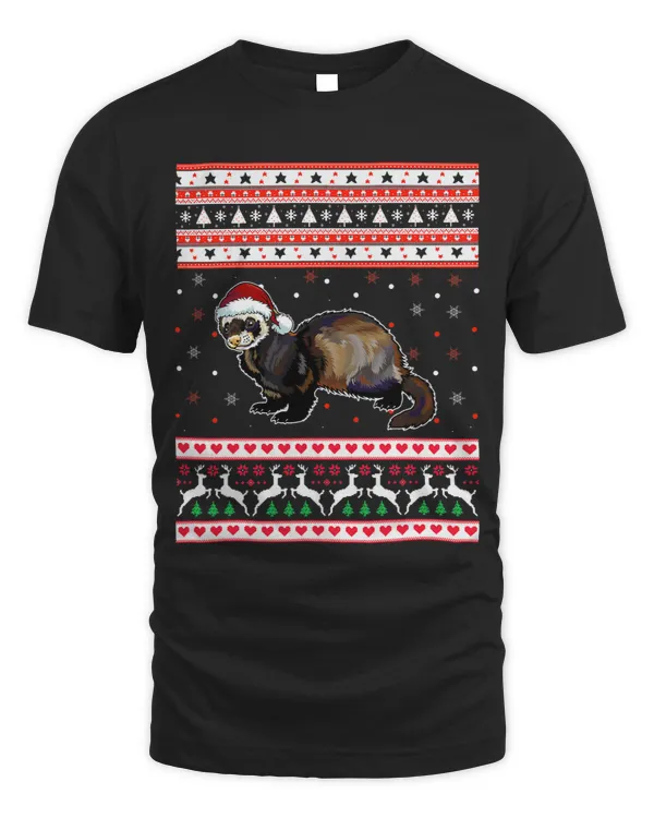 Funny Christmas Ferret Pet