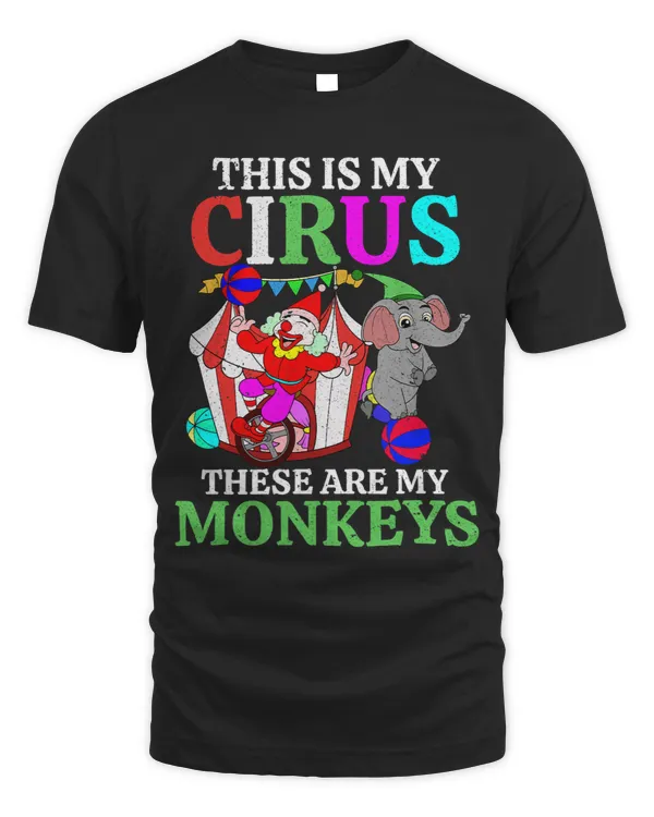 Funny Clown Elephant Circus Event Carny Circus