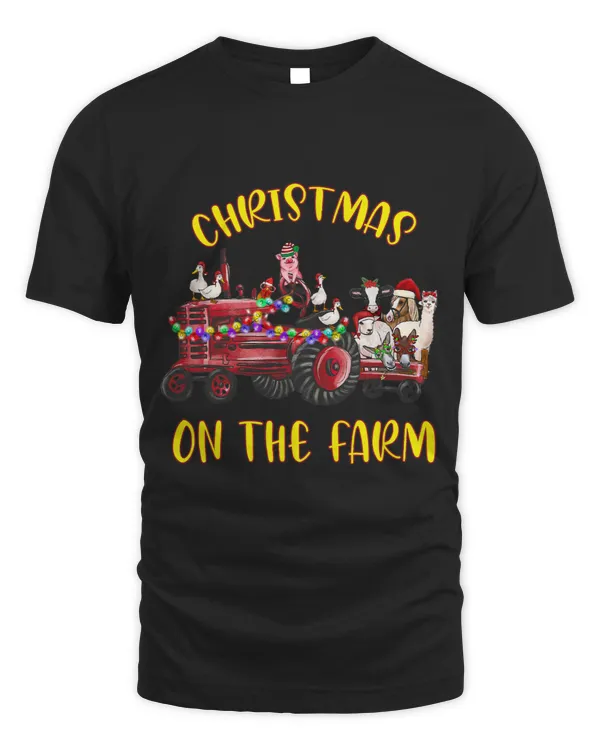 Famer Christmas Animal On The Farm Lights Trac