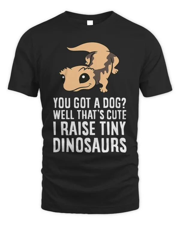 Funny Crested Gecko Owner I Raise Tiny Dinosaurs