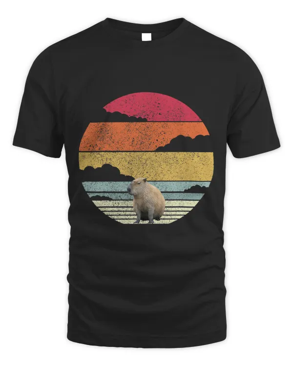Fanny Capybara Design Retro Sunset Vantage For Men Women 1