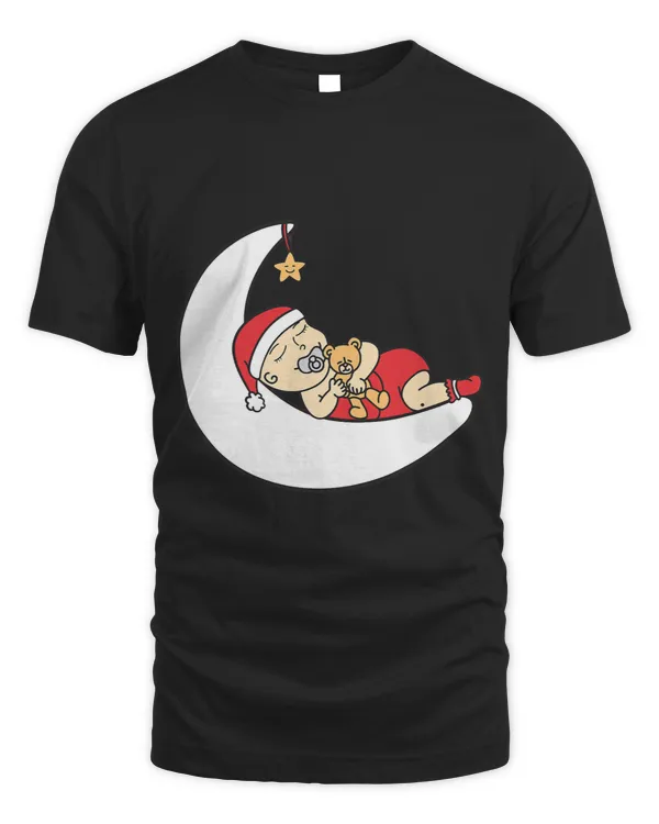 Holiday 365 Christmas Santa Baby Sleeping On Moon Funny Gift