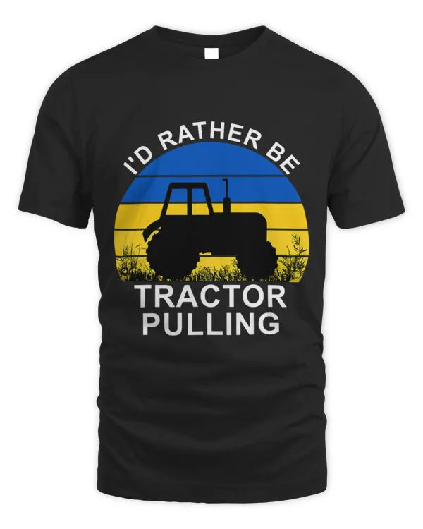 Funny tractor pulling Ukraine inspired ranch and agriculture