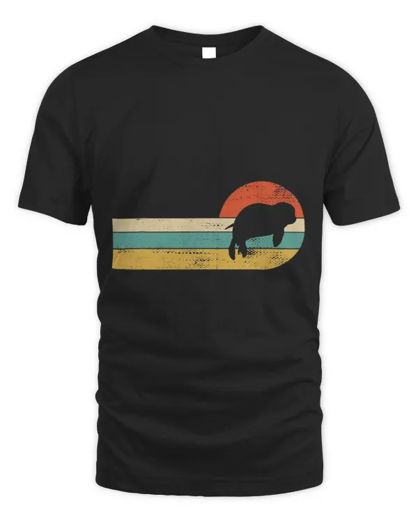 Funny Vintage Manatee Retro Manatees