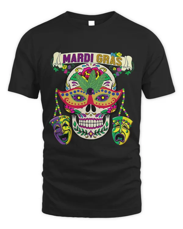 Skeleton Skulls Sugar Skull Carnival Mask Jester Hat Mardi Gras Festival 32 Skull