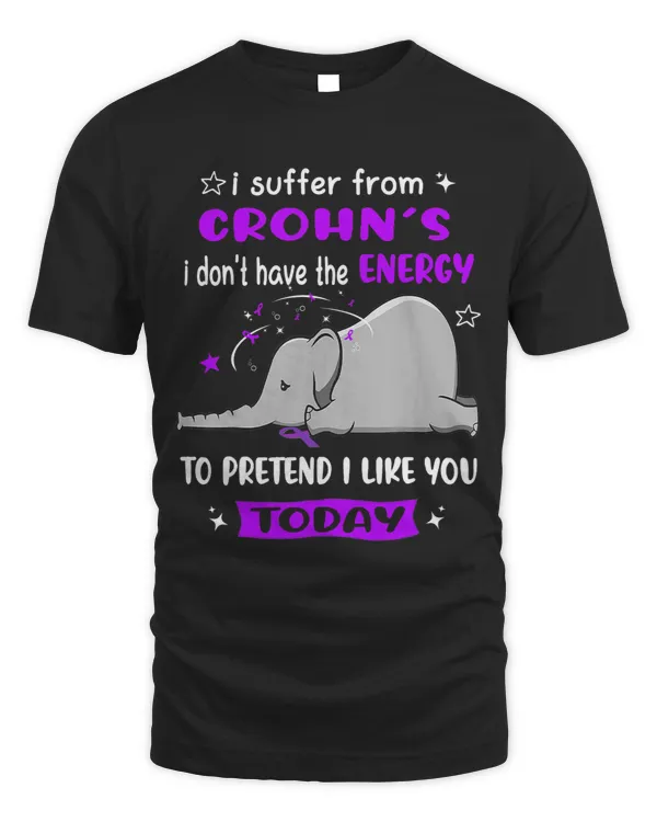 I Suffer From Crohns Awareness Elephant