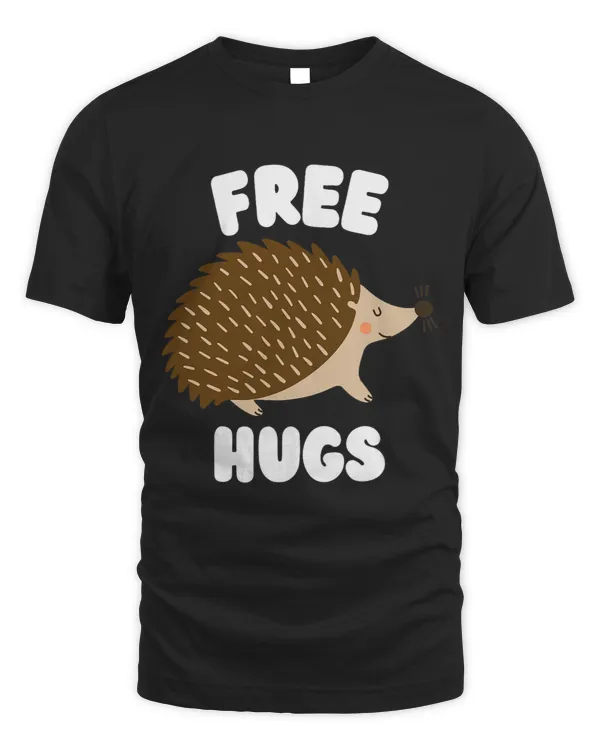 Free Hugs Cute Kawaii Hedgehog Funny Sayings