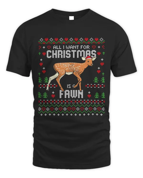 Fawns Fawn Deer Lover Baby Roe Christmas Ugly Xmas Sweater