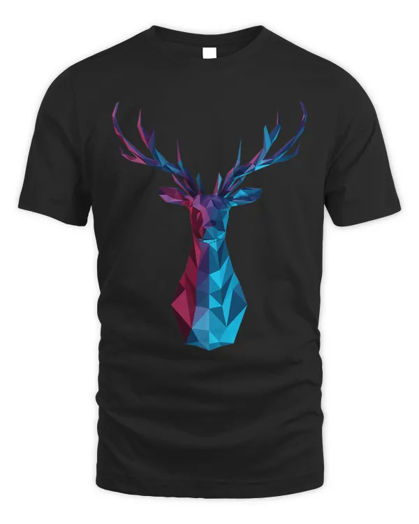 Cyberpunk Lowpoly Neon DeerNeon Trophy