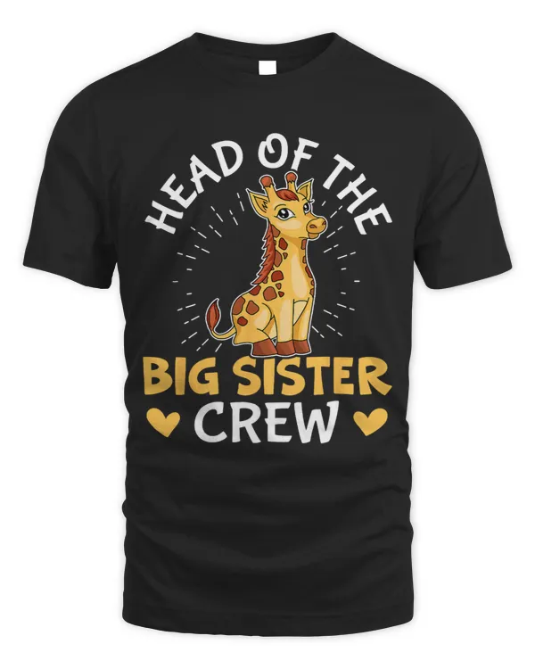 Head Of The Big Sister Crew Design Giraffe