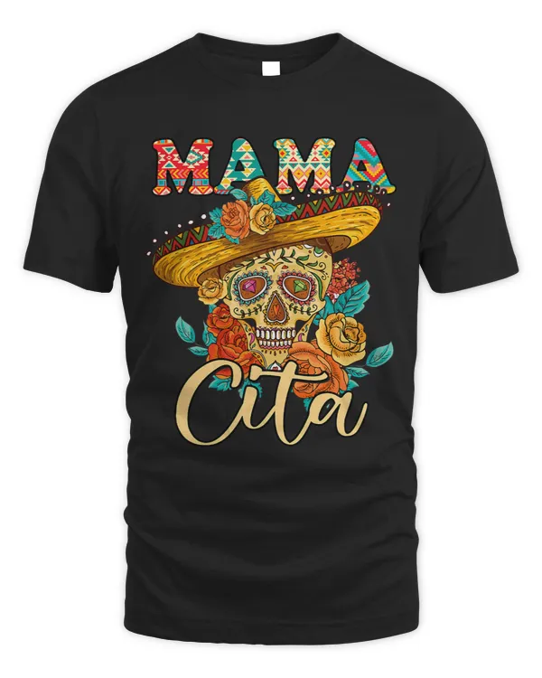 Skeleton Skulls Womens Mexico Dia De Los Muertos Mamacita Sugar Skull Cinco De Mayo Skull