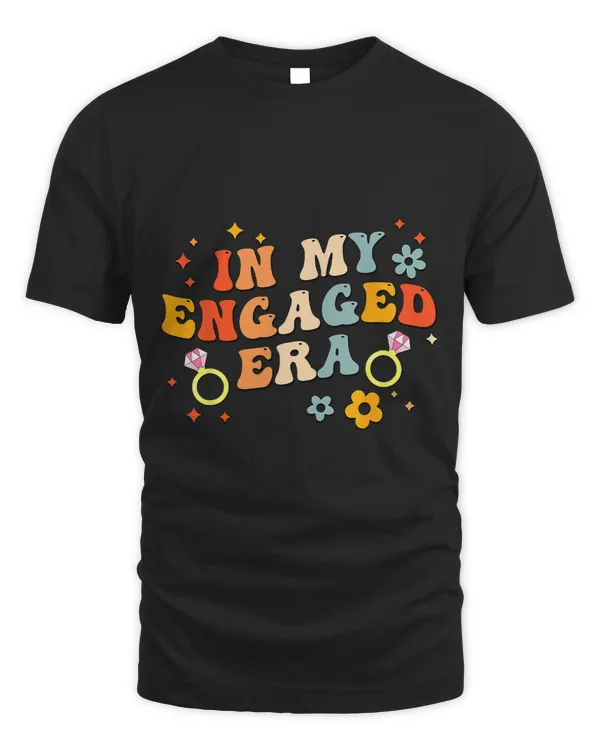 In My Engaged Era Groovy Bride Bachelorette Party Women Men