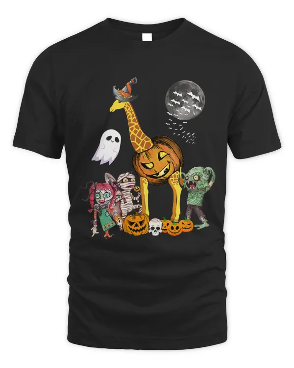 Funny Halloween Giraffe Costume Pumpkin