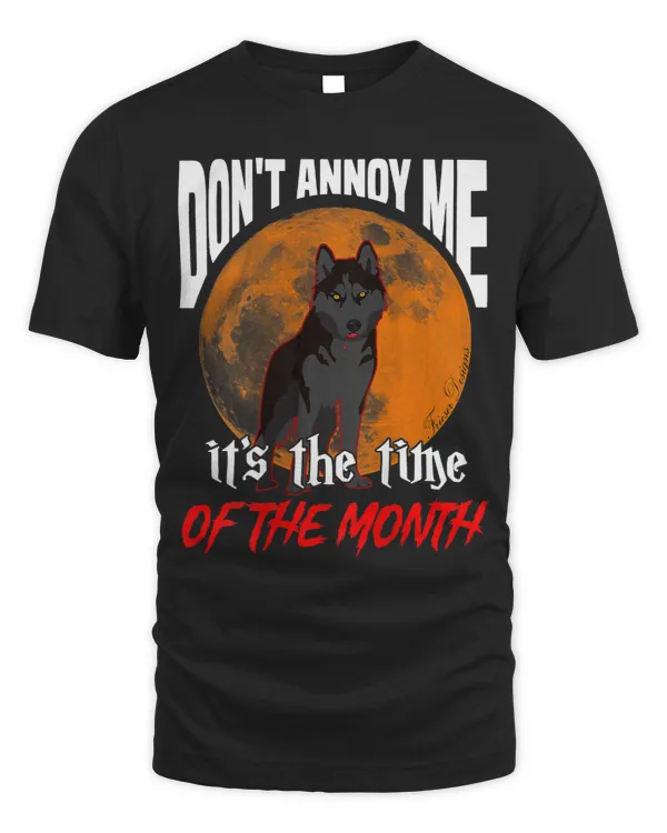 Funny Halloween Men and Women Blood Moon Werewolf