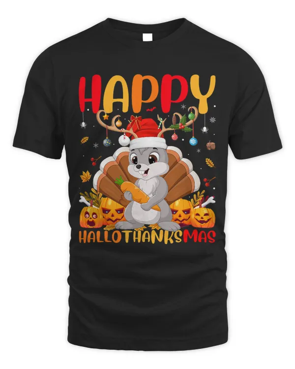 Funny Hare Animal Lover Happy Hare HelloThanksMas