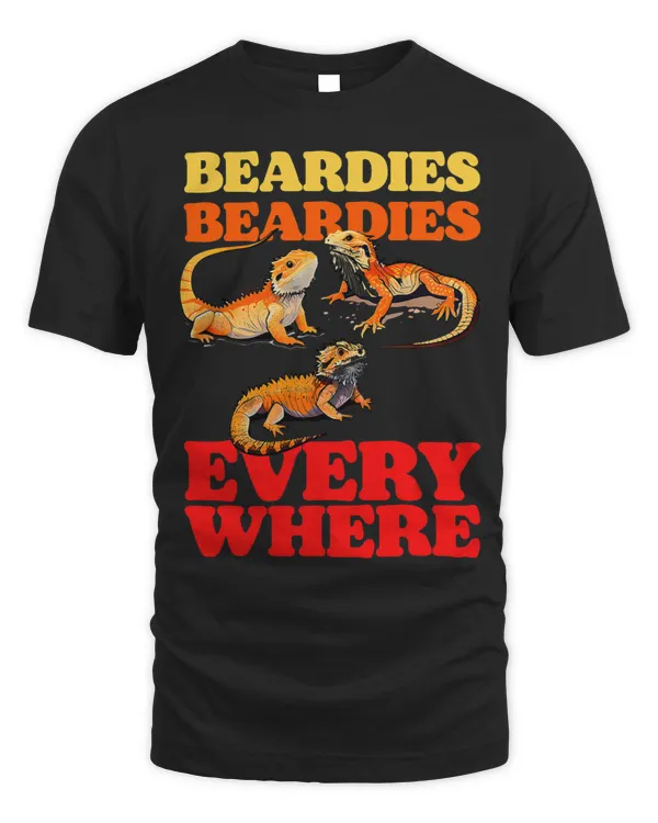 Beardies Beardies Everywhere Funny Bearded Dragon Pet Lizard