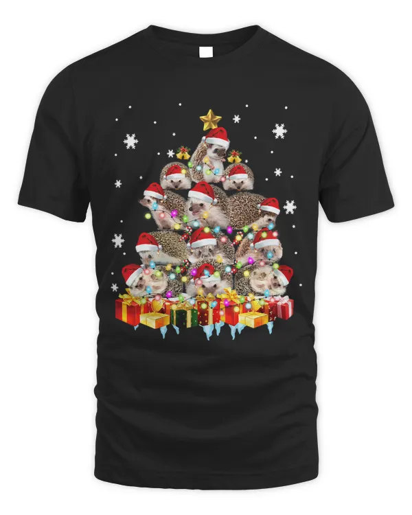 Funny Hedgehog Christmas Tree