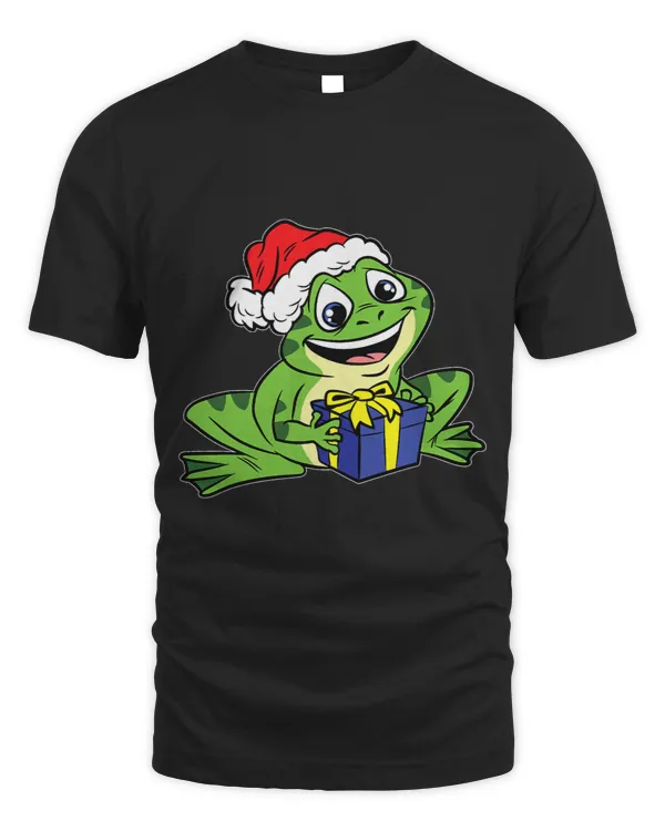 Frog Santa Hat Christmas Pajama Cute Animal XMas Holiday