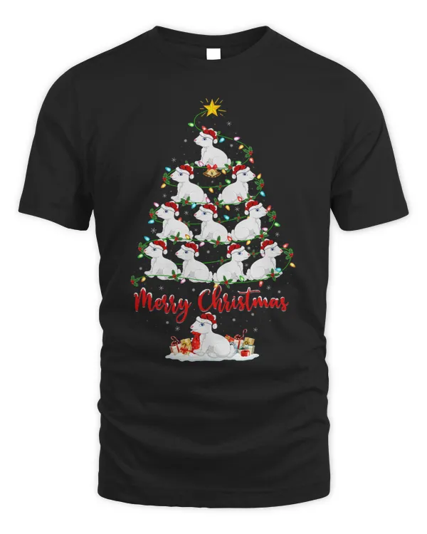 Arctic Hare Lover Matching Santa Arctic Hare Christmas Tree