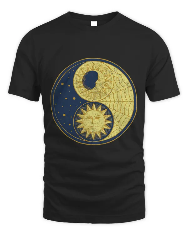 Cottagecore Aesthetic Ying Yang Tai Chi Goblincore Moon Sun