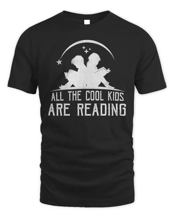 All the Cool Kids are Reading Books Shirt Ret