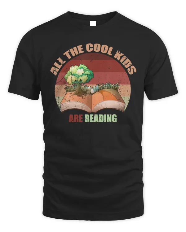 All the Cool Kids are Reading Books Vintage