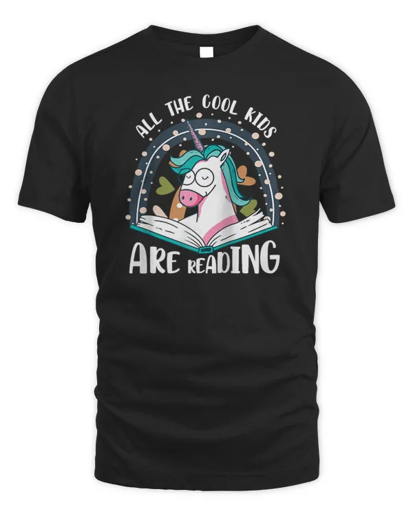 All the Cool Kids are Reading Cute unicorn1