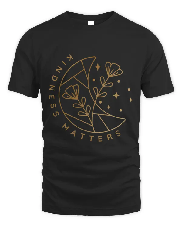 Kindness Matters tranquil Celtic Moon for Zen Meditation Tee