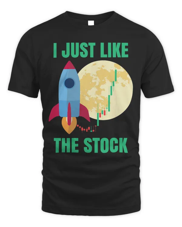 I Just Like The Stock Market Hold To The Moon Stonks Chart 1