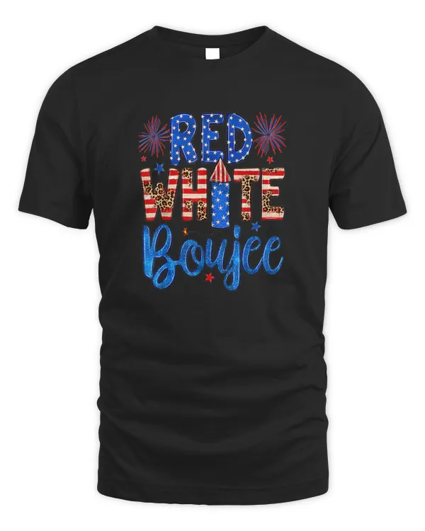 Red White & Boujee Summer Funny Drinking 4th of July US Flag