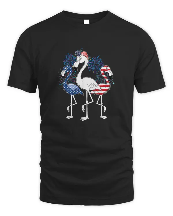 Flamingo 4th Of July Flamerica Patriotic