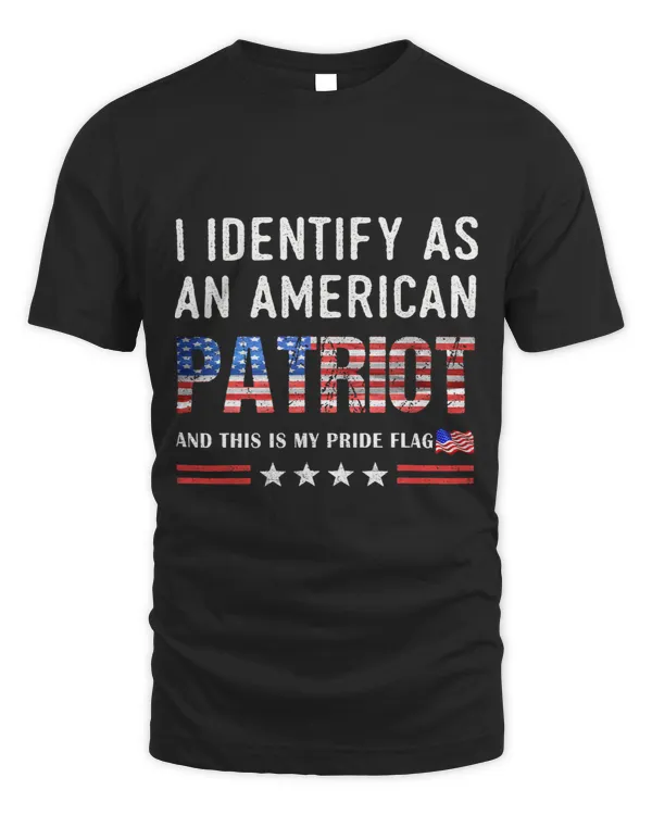 I identify an american patriotic and this is my pride flag