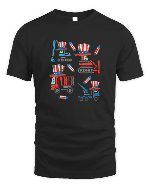 American Construction 4th Of July Fourth Toddler Boys Kids