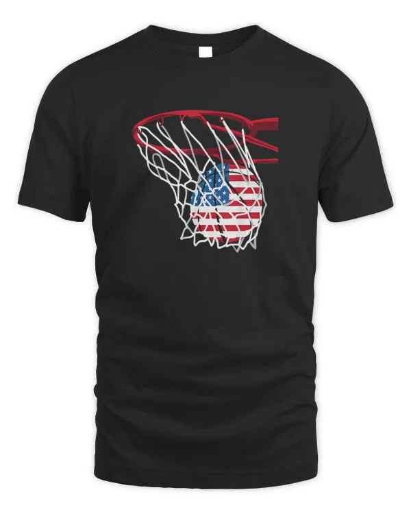 American Patriotic Basketball 4th Of July US Flag Men Boys