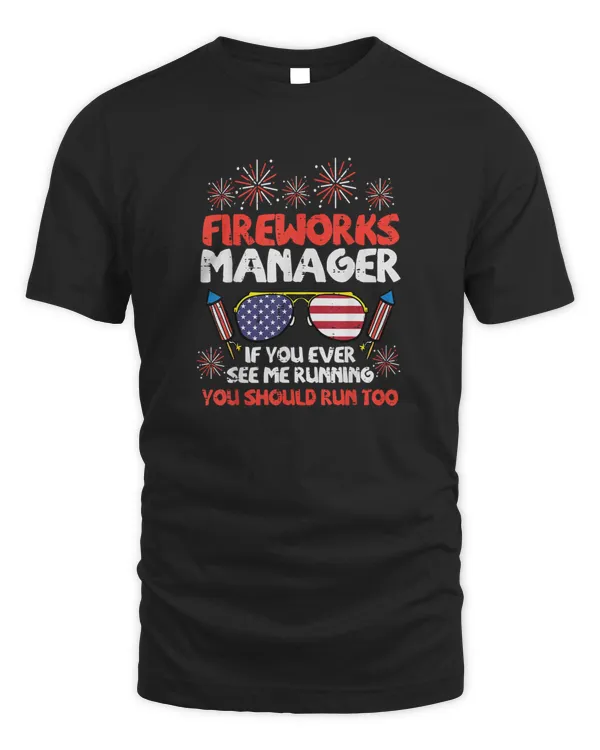 Fireworks Director Run Funny Fourth Of July 4th Men Women