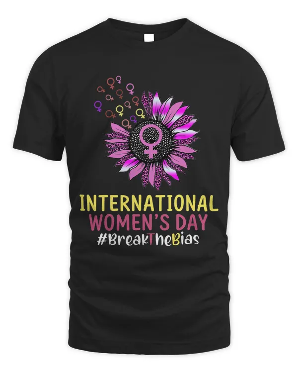 International Womens Day Break the Bias Sun Flower Equality