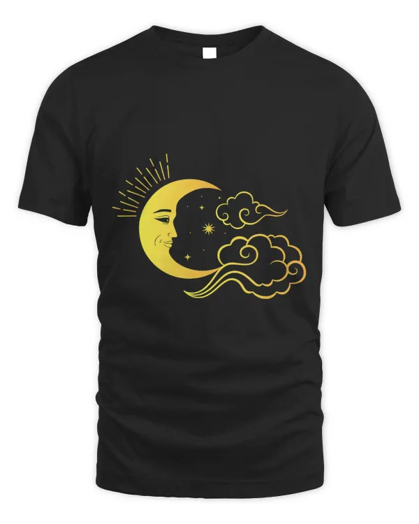 Celestial Sun and Moon for Astronomer Stargazers Astronauts