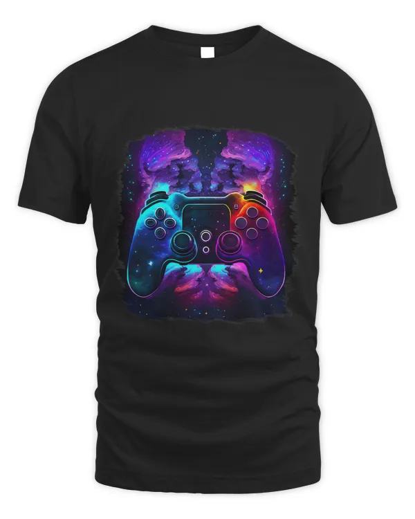 Gamer Streamer Abstract Fantasy Neon Controller 87