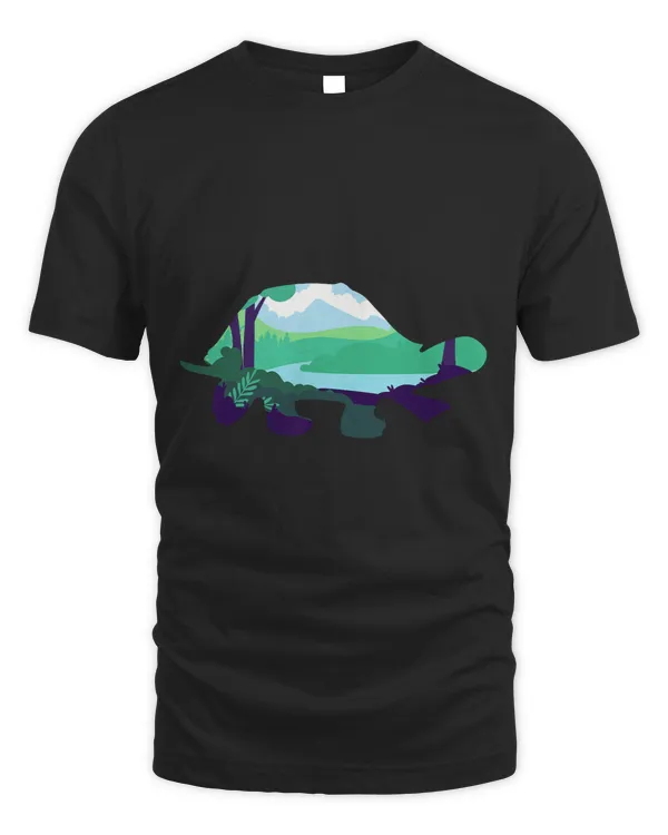Animal Lover in the Nature with Silhouette of Turtle 32