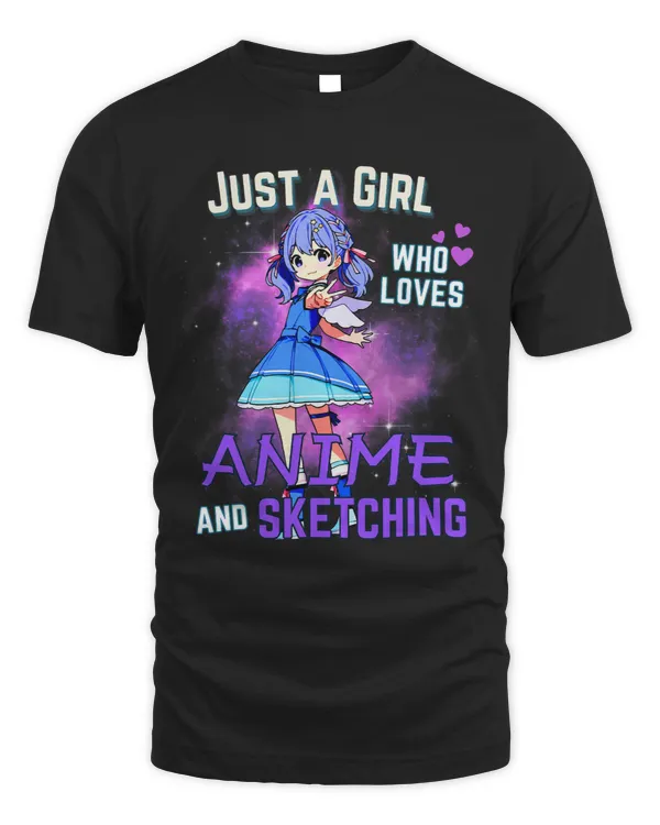 Anime And Sketching cute Just a Girl Who Loves Anime