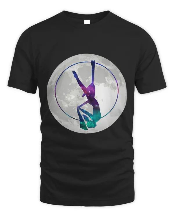 Aerial Hanging Aerialist Moon Air Acrobatic Aerial Hoop