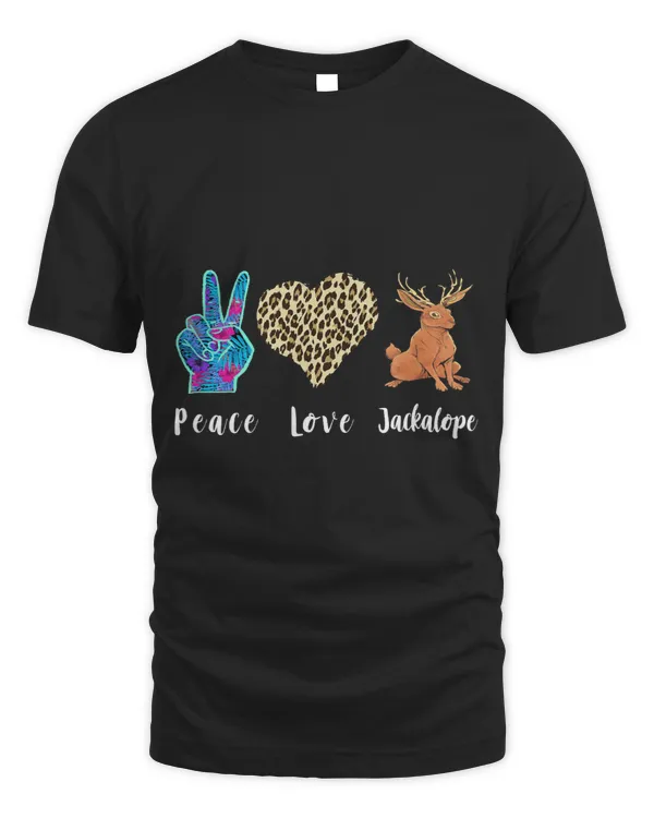 Jackalope Love Peace Cryptid Rabbit Cryptozoology Jackrabbit