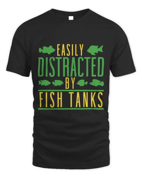 Fish Keeping Easily Distracted By Fish Tanks Aquarium Owner