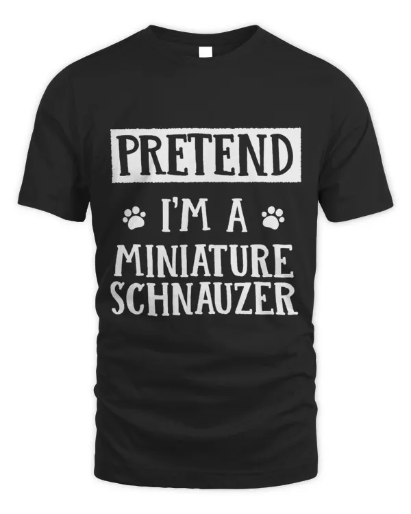 Dog Schnauzer Pretend Im a Miniature Schnauzer Halloween Outfit Scary